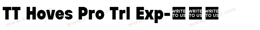 TT Hoves Pro Trl Exp字体转换